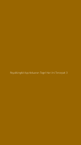 Tampilan Antarmuka Aplikasi Royalking4d App Keluaran Togel Hari Ini Tercepat - 3