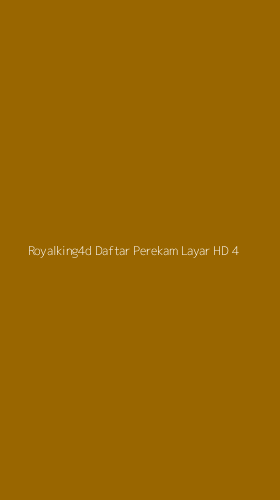 Tampilan Antarmuka Aplikasi Royalking4d Daftar Perekam Layar Hd - 4