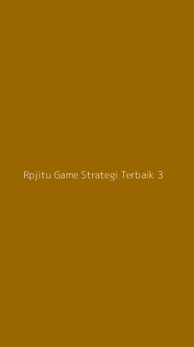 Tampilan Antarmuka Aplikasi Rpjitu Game Strategi Terbaik - 3