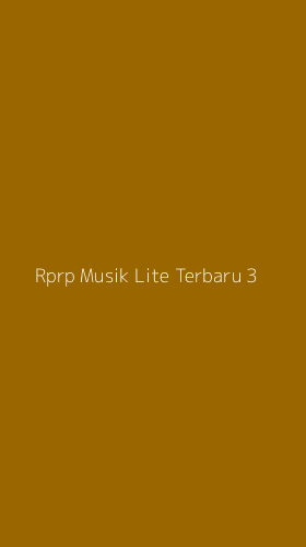 Tampilan Antarmuka Aplikasi Rprp Musik Lite Terbaru - 3