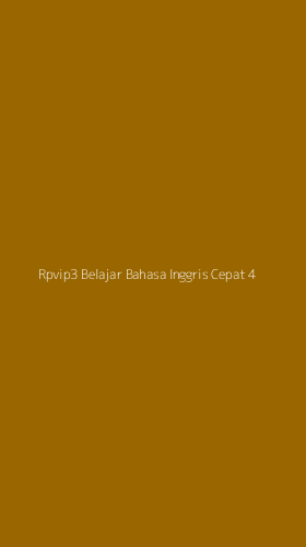 Tampilan Antarmuka Aplikasi Rpvip3 Belajar Bahasa Inggris Cepat - 4