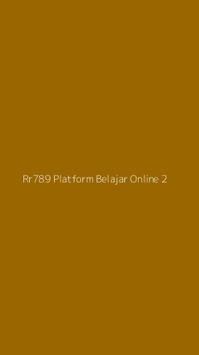 Tampilan Antarmuka Aplikasi Rr789 Platform Belajar Online - 2