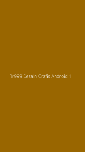 Tampilan Antarmuka Aplikasi Rr999 Desain Grafis Android - 1