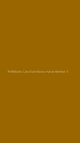 Tampilan Antarmuka Aplikasi Rr999slots Cara Klaim Bonus Harian Member - 3