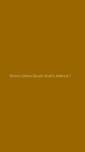 Tampilan Antarmuka Aplikasi Rrtoto Online Desain Grafis Android - 1
