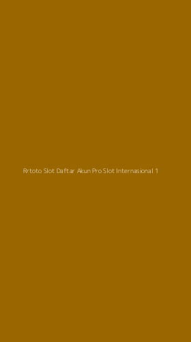Tampilan Antarmuka Aplikasi Rrtoto Slot Daftar Akun Pro Slot Internasional - 1