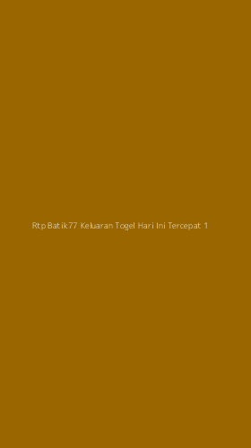 Tampilan Antarmuka Aplikasi Rtp Batik77 Keluaran Togel Hari Ini Tercepat - 1