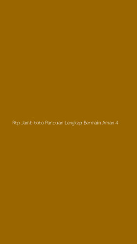 Tampilan Antarmuka Aplikasi Rtp Jambitoto Panduan Lengkap Bermain Aman - 4