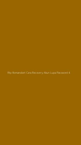 Tampilan Antarmuka Aplikasi Rtp Romanobet Cara Recovery Akun Lupa Password - 4