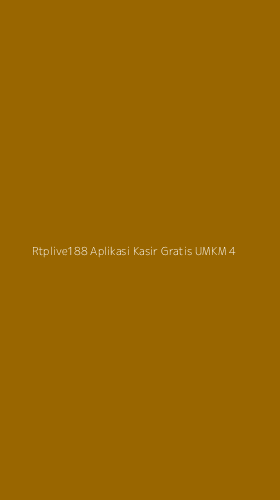 Tampilan Antarmuka Aplikasi Rtplive188 Aplikasi Kasir Gratis Umkm - 4
