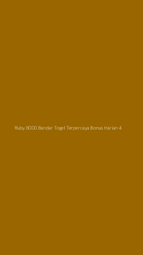 Tampilan Antarmuka Aplikasi Ruby 8000 Bandar Togel Terpercaya Bonus Harian - 4
