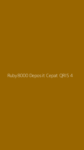 Tampilan Antarmuka Aplikasi Ruby8000 Deposit Cepat Qris - 4