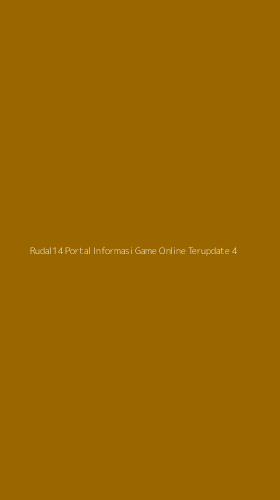 Tampilan Antarmuka Aplikasi Rudal14 Portal Informasi Game Online Terupdate - 4