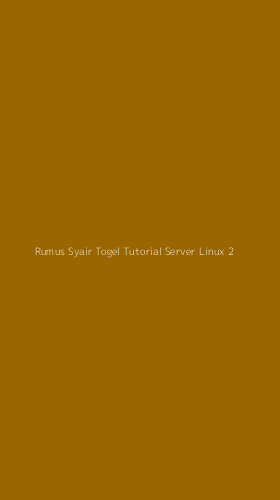 Tampilan Antarmuka Aplikasi Rumus Syair Togel Tutorial Server Linux - 2