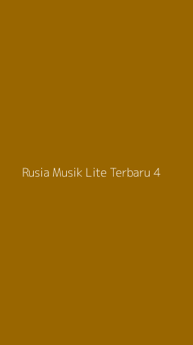 Tampilan Antarmuka Aplikasi Rusia Musik Lite Terbaru - 4