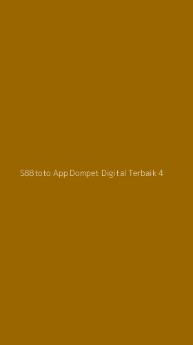 Tampilan Antarmuka Aplikasi S88toto App Dompet Digital Terbaik - 4
