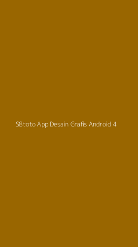 Tampilan Antarmuka Aplikasi S8toto App Desain Grafis Android - 4