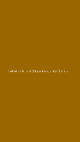 Tampilan Antarmuka Aplikasi Sakaupoker Aplikasi Pendidikan Lite - 2