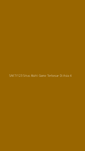 Tampilan Antarmuka Aplikasi Sakti123 Situs Multi Game Terbesar Di Asia - 4