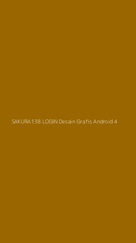 Tampilan Antarmuka Aplikasi Sakura138 Login Desain Grafis Android - 4