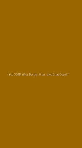 Tampilan Antarmuka Aplikasi Saldo4d Situs Dengan Fitur Live Chat Cepat - 1