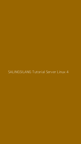 Tampilan Antarmuka Aplikasi Salingsilang Tutorial Server Linux - 4