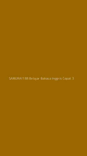 Tampilan Antarmuka Aplikasi Samurai188 Belajar Bahasa Inggris Cepat - 3