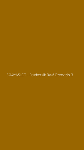 Tampilan Antarmuka Aplikasi SAVAYASLOT - Pembersih RAM Otomatis - 3