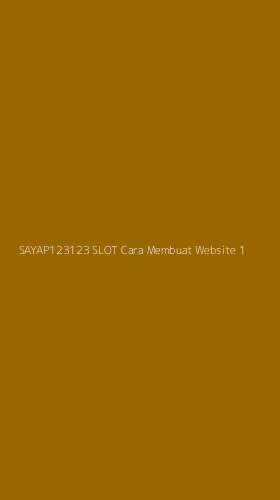 Tampilan Antarmuka Aplikasi Sayap123123 Slot Cara Membuat Website - 1