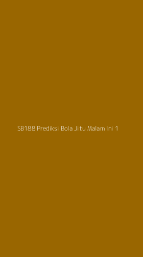 Tampilan Antarmuka Aplikasi Sb188 Prediksi Bola Jitu Malam Ini - 1