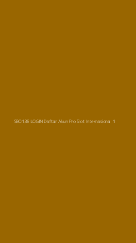 Tampilan Antarmuka Aplikasi Sbo138 Login Daftar Akun Pro Slot Internasional - 1