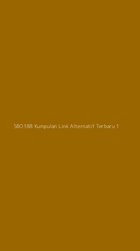 Tampilan Antarmuka Aplikasi Sbo188 Kumpulan Link Alternatif Terbaru - 1