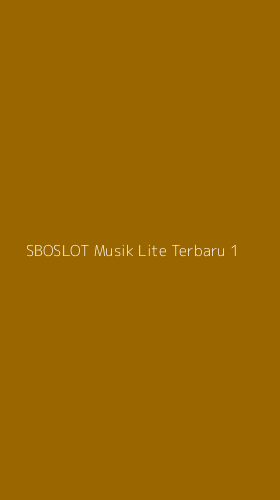 Tampilan Antarmuka Aplikasi Sboslot Musik Lite Terbaru - 1