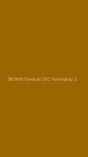 Tampilan Antarmuka Aplikasi Sbowin Panduan Seo Terlengkap - 2