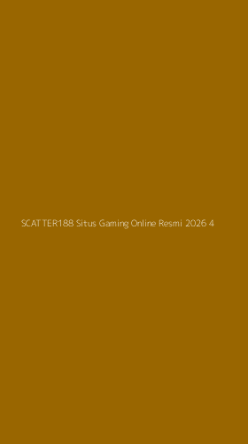 Tampilan Antarmuka Aplikasi Scatter188 Situs Gaming Online Resmi 2026 - 4