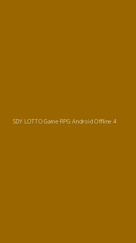 Tampilan Antarmuka Aplikasi Sdy Lotto Game Rpg Android Offline - 4