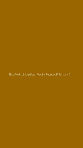 Tampilan Antarmuka Aplikasi Selamatjudi Aplikasi Mobile Responsif Terbaik - 2