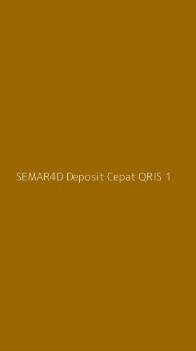 Tampilan Antarmuka Aplikasi Semar4d Deposit Cepat Qris - 1