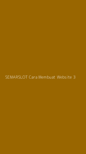 Tampilan Antarmuka Aplikasi Semarslot Cara Membuat Website - 3