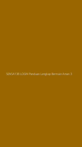 Tampilan Antarmuka Aplikasi Sensa138 Login Panduan Lengkap Bermain Aman - 3