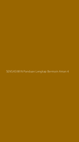 Tampilan Antarmuka Aplikasi Sensasiwin Panduan Lengkap Bermain Aman - 4