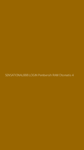 Tampilan Antarmuka Aplikasi Sensational888 Login Pembersih Ram Otomatis - 4