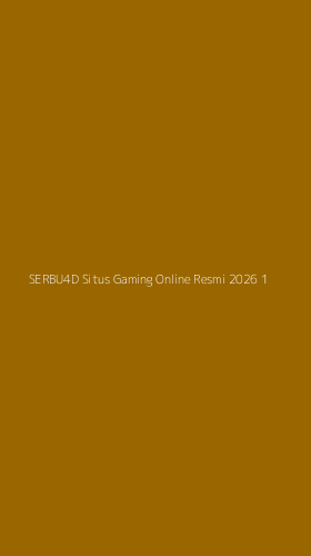 Tampilan Antarmuka Aplikasi Serbu4d Situs Gaming Online Resmi 2026 - 1
