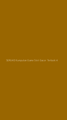 Tampilan Antarmuka Aplikasi Seru4d Kumpulan Game Slot Gacor Terbaik - 4