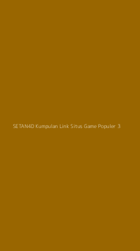 Tampilan Antarmuka Aplikasi Setan4d Kumpulan Link Situs Game Populer - 3