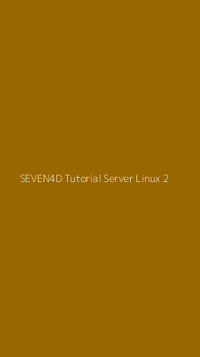 Tampilan Antarmuka Aplikasi Seven4d Tutorial Server Linux - 2