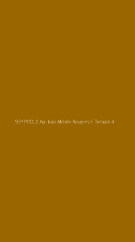Tampilan Antarmuka Aplikasi Sgp Pools Aplikasi Mobile Responsif Terbaik - 4