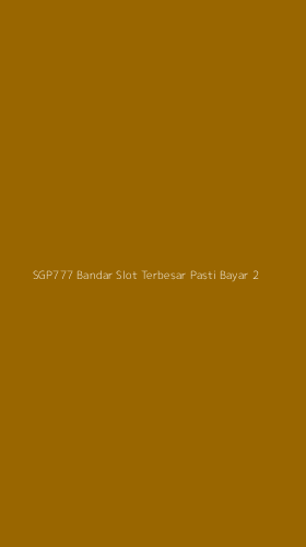 Tampilan Antarmuka Aplikasi Sgp777 Bandar Slot Terbesar Pasti Bayar - 2