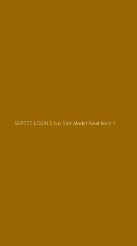 Tampilan Antarmuka Aplikasi Sgp777 Login Situs Slot Modal Awal Kecil - 1