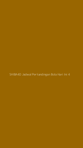 Tampilan Antarmuka Aplikasi Shiba4d Jadwal Pertandingan Bola Hari Ini - 4